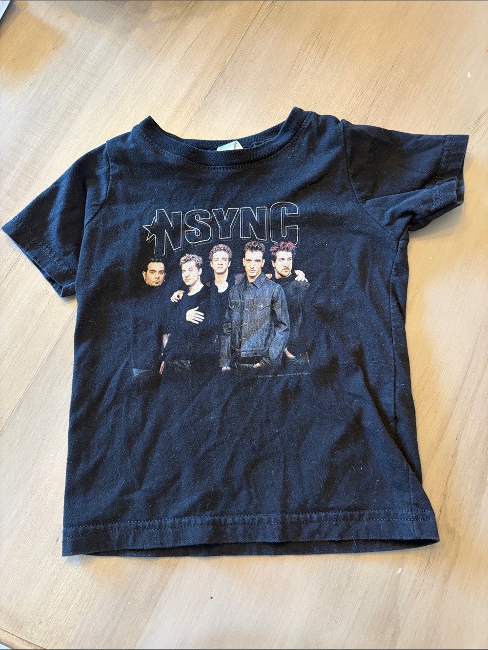NSYNC Kids Black Graphic Band Tee - 2T - Very Gently Worn